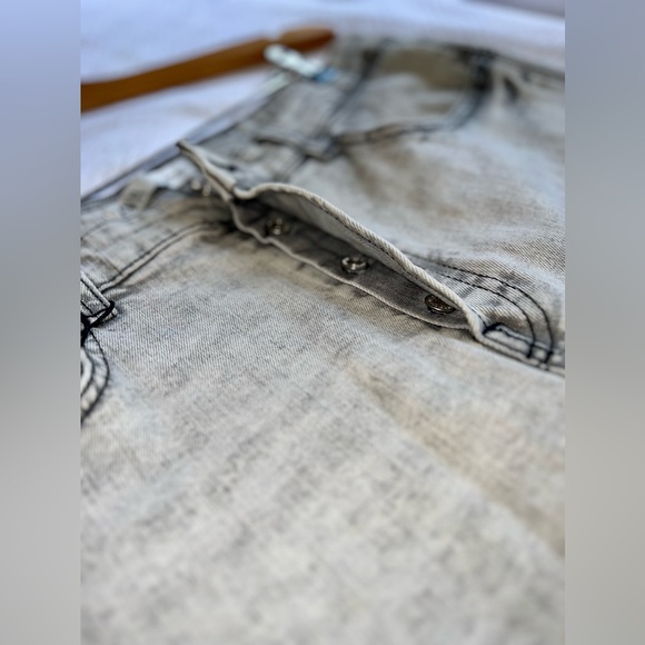 ZARA Gray Distressed Skinny Fit Denim Jeans - Picture 11 of 14